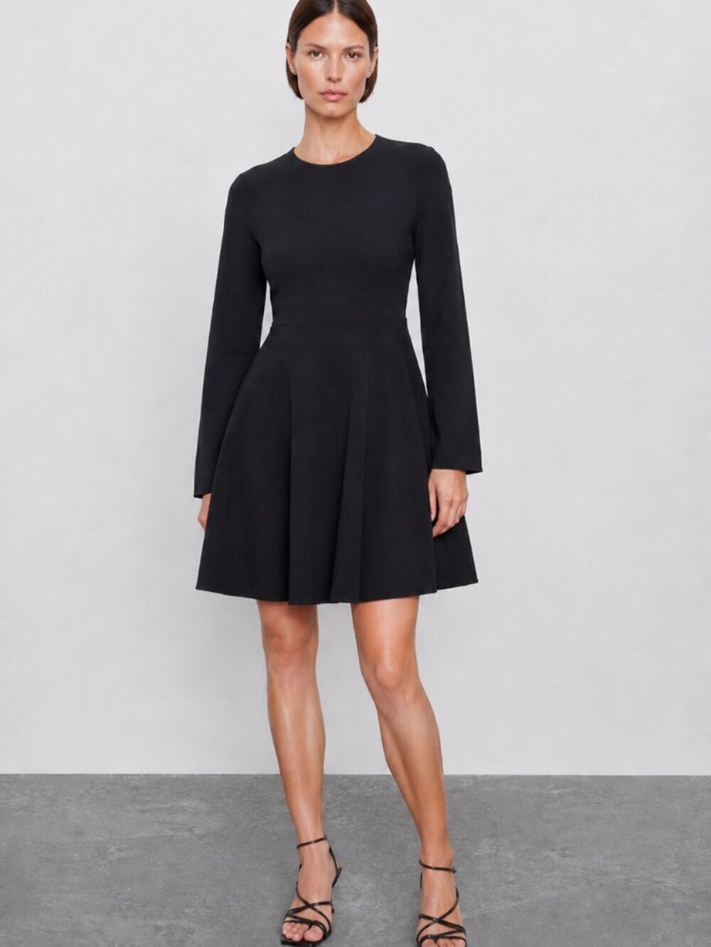 Zara Black Fit  & Flare Dress